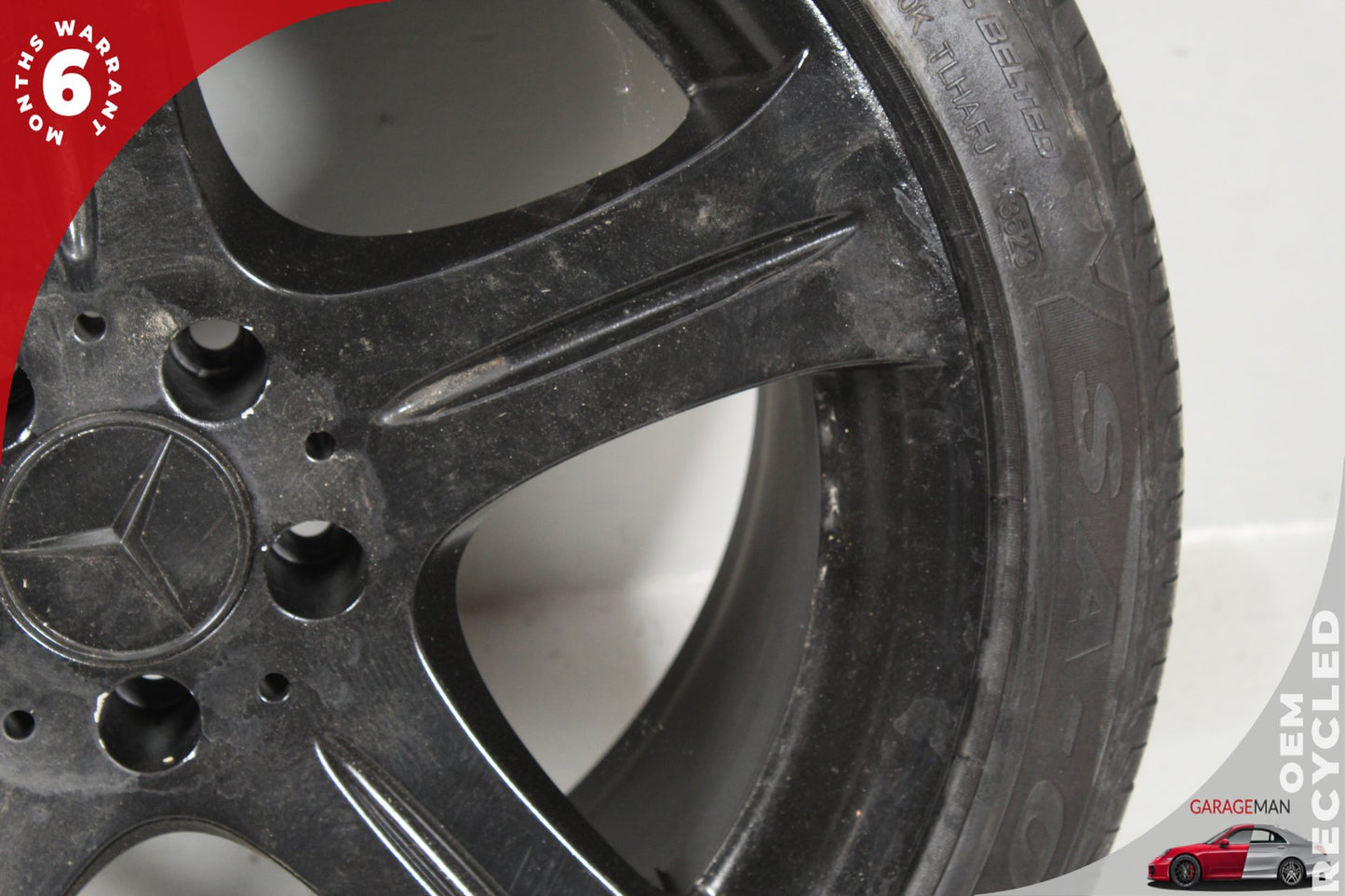 2006-2007 Mercedes W219 CLS500 Rear Wheel Rim w/ Tire 9.5JX18H2 ET33 2194010302