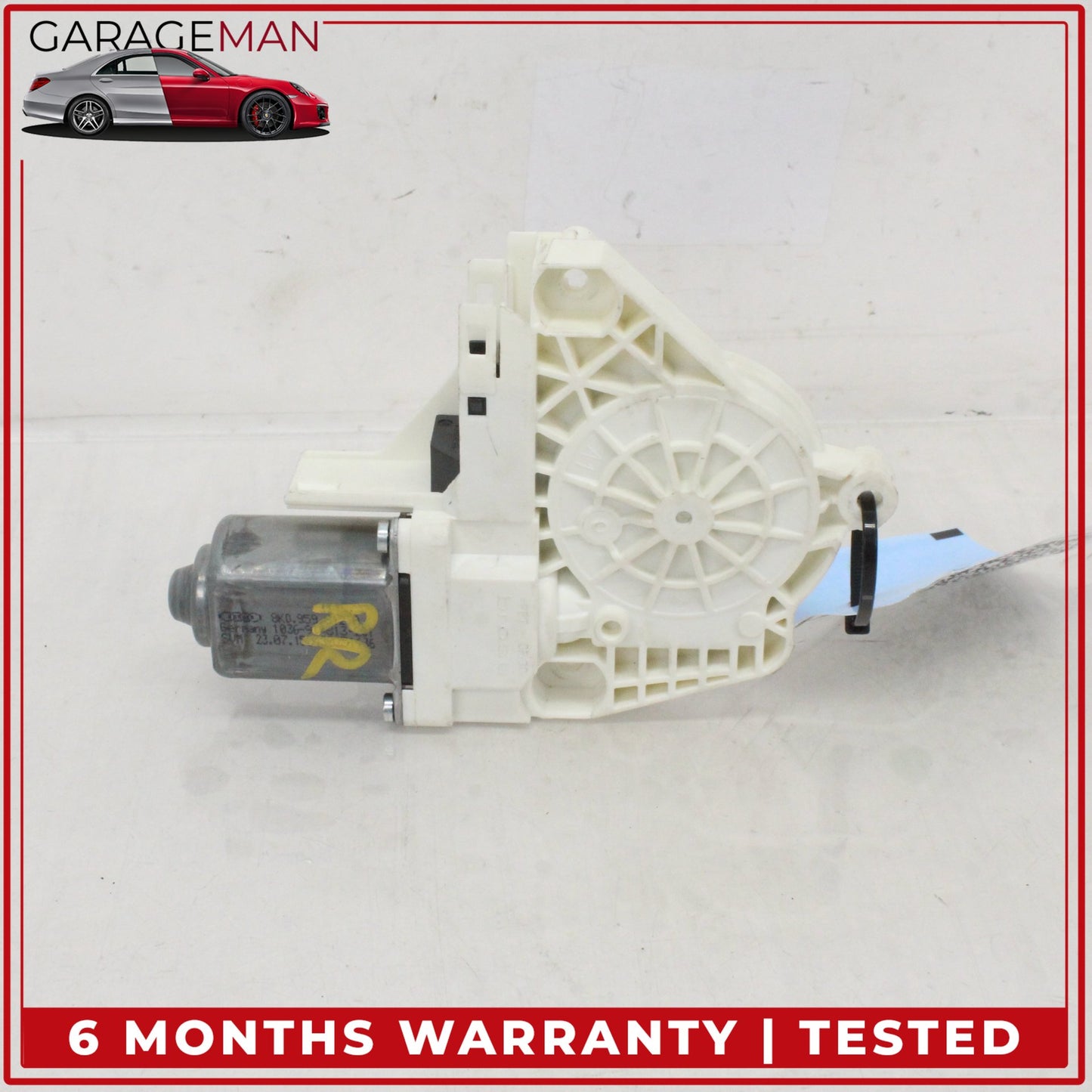 2009-2016 Audi A4 S4 Rear Right Side Window Regulator Motor 8K0959812A OEM
