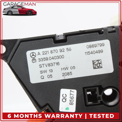 2007-2014 Mercedes-Benz CL550 W216 Coupe Front Left Seat Control Memory Switch 2218709258 OEM