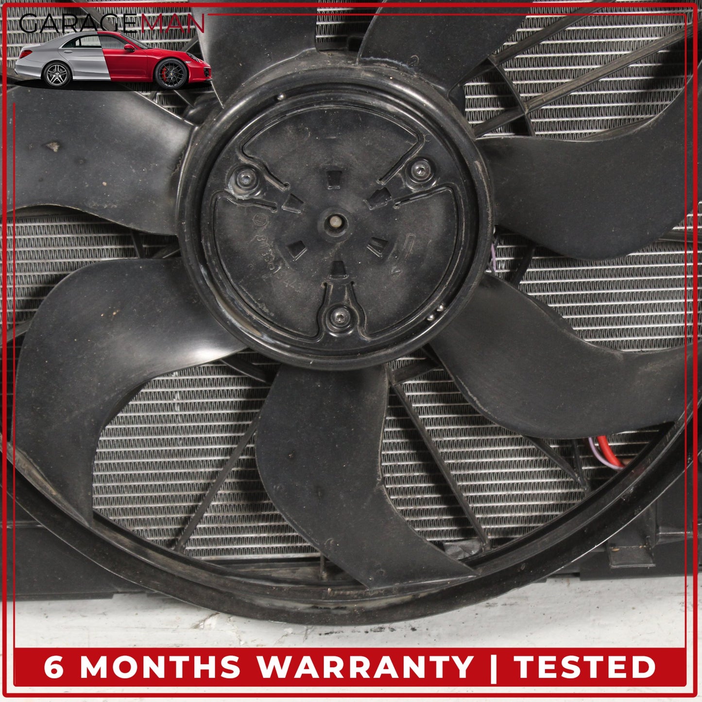 2017-2022 Mercedes-Benz E300 Engine Radiator Cooling Fan Motor Assembly 0999061401 OEM