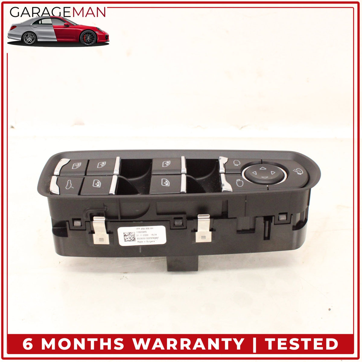 2010-2026 Porsche Macan 95B Front Left Side Master Window Control Switch OEM