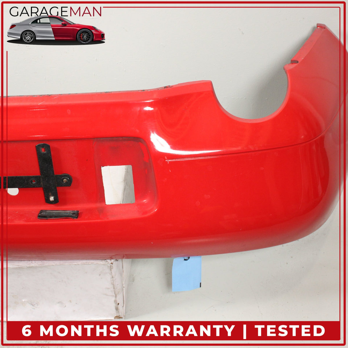 1999-2001 Porsche 911 996 Rear Bumper Cover Red 99650541108 OEM