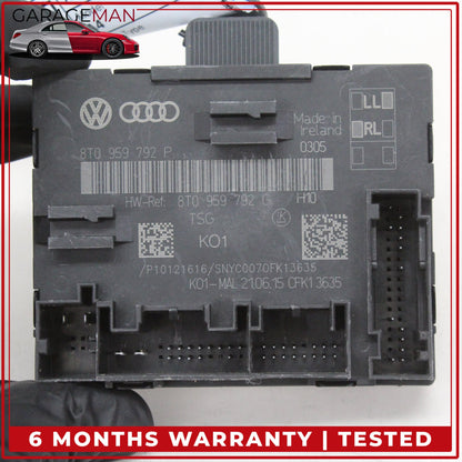 2013-2016 Audi A4 S4 Front Right Side Door Control Module Unit 8T0959792P OEM
