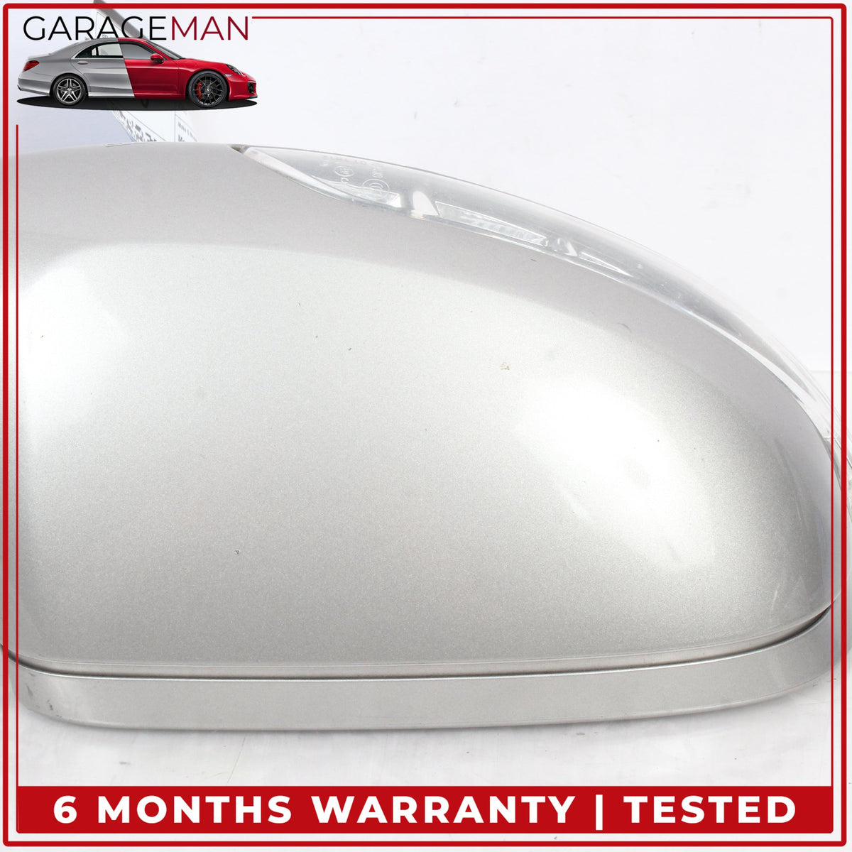 2007-2009 Mercedes W211 E350 Right Door Rear View Mirror Silver Metallic OEM