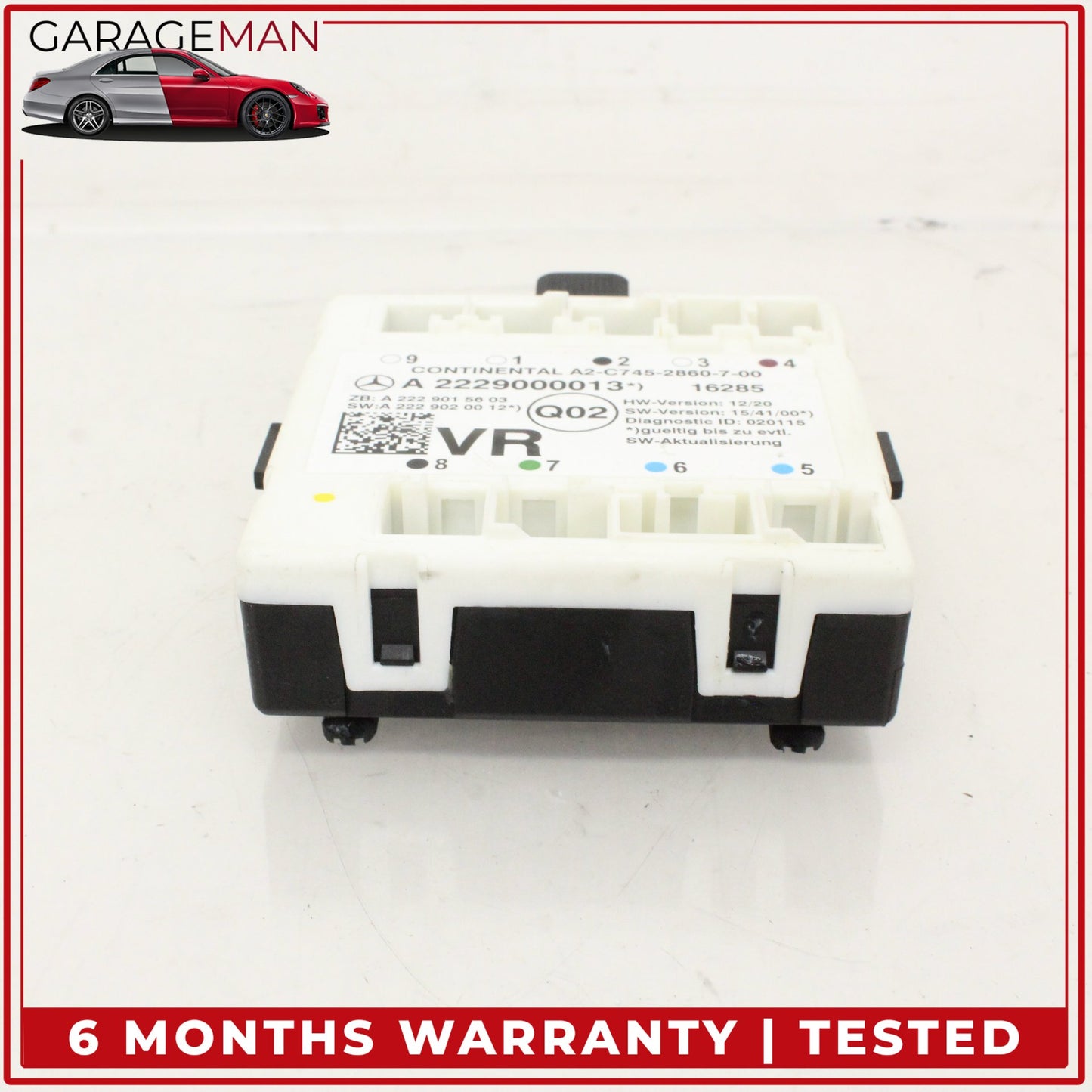 2014-2021 Mercedes W222 S550e Front Right Side Door Control Module Unit OEM