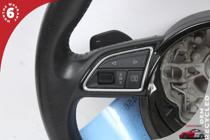 2012-2018 Audi A6 A7 Front Left Side Steering Wheel Black 4G0419091S OEM