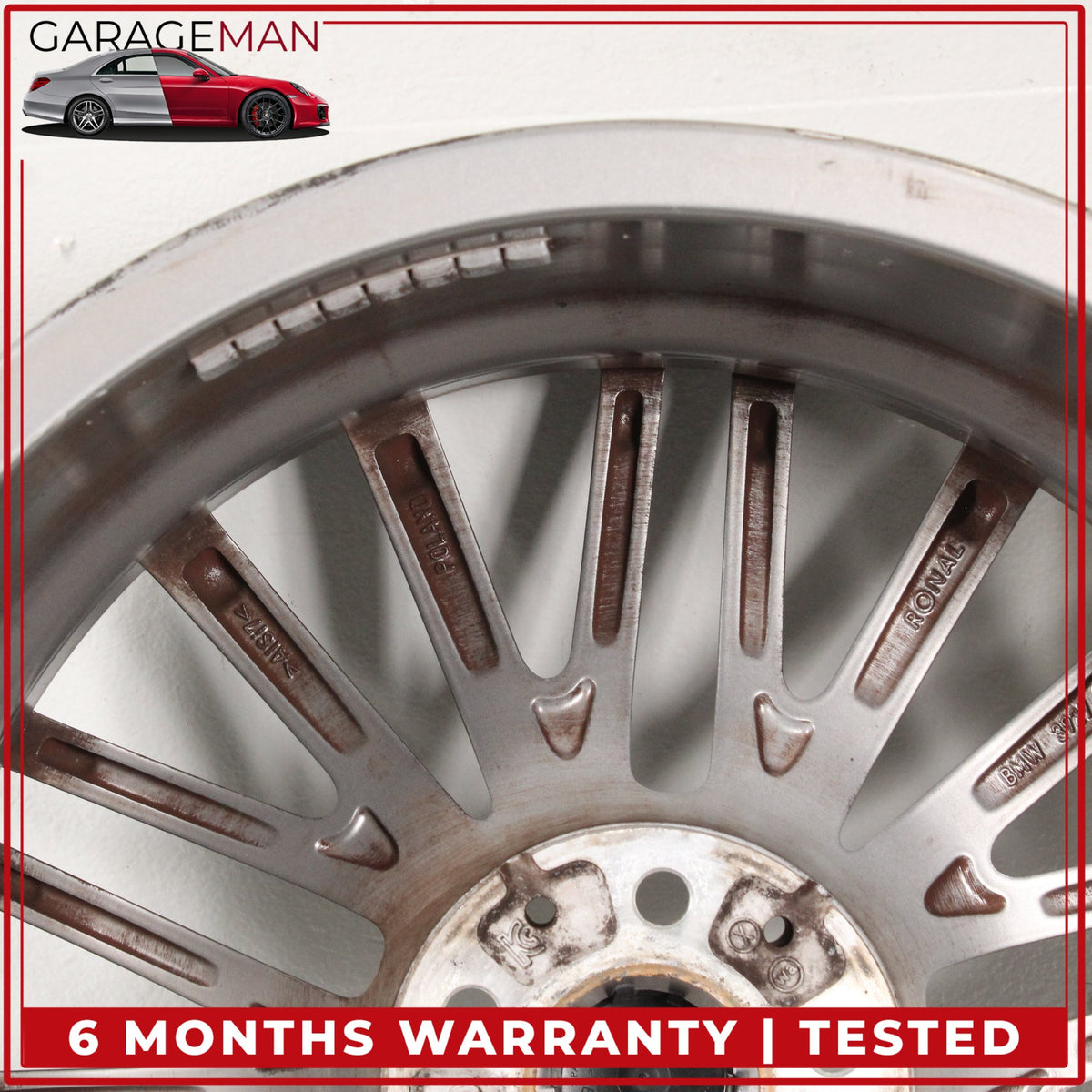 2017-2023 BMW 530e 530i M550i 540i Front Side Wheel Rim 8JX19H2 IS30 6894839 OEM