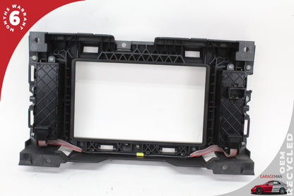 2016-2020 Jaguar XF X260 Front Center Dash Display Screen Trim w/ Switches OEM