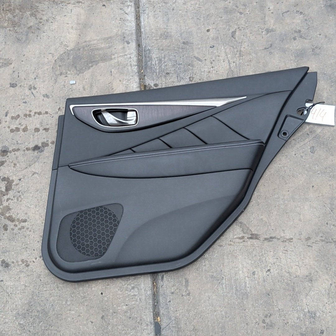 2016-2018 Infiniti Q50 V37 Front and Rear Left and Right Door Trim Panel Set OEM