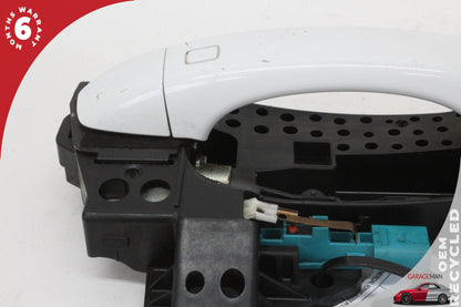 2012-2018 Audi A7 Right Passenger Side Exterior Door Handle White 4H0837886 OEM