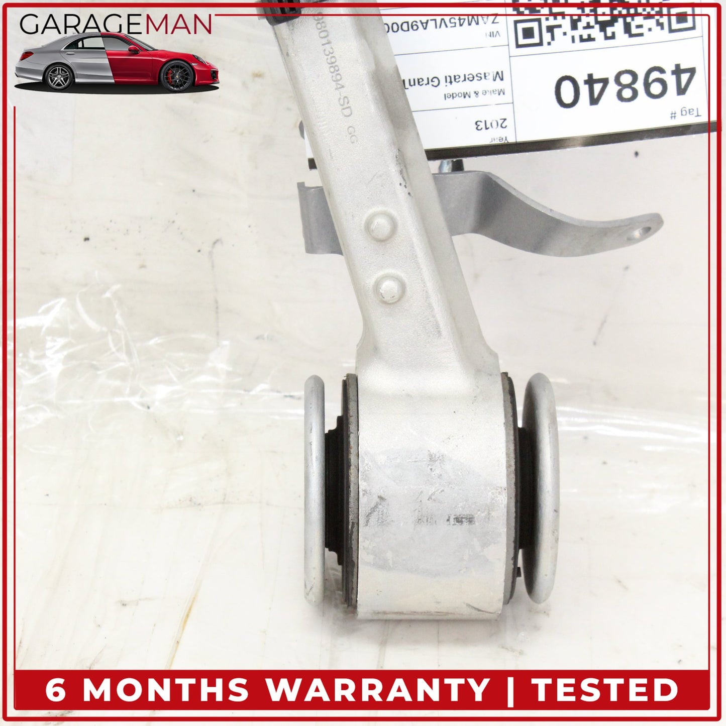 2011-2019 Maserati GranTurismo M145 Front Left Upper Control Arm 980139894 OEM