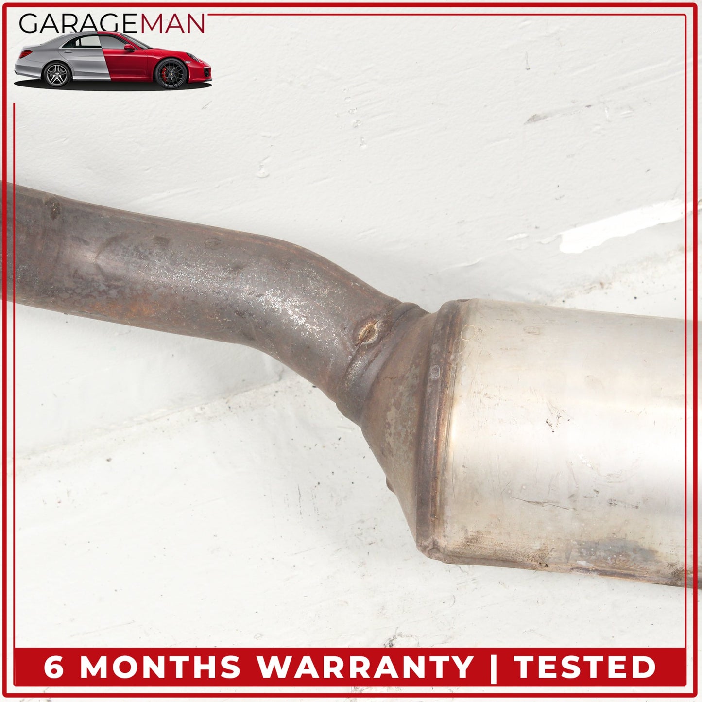 2011-2015 Audi Q7 SUV Left Driver Side Exhaust Downpipe Down Pipe 7P0253209 OEM