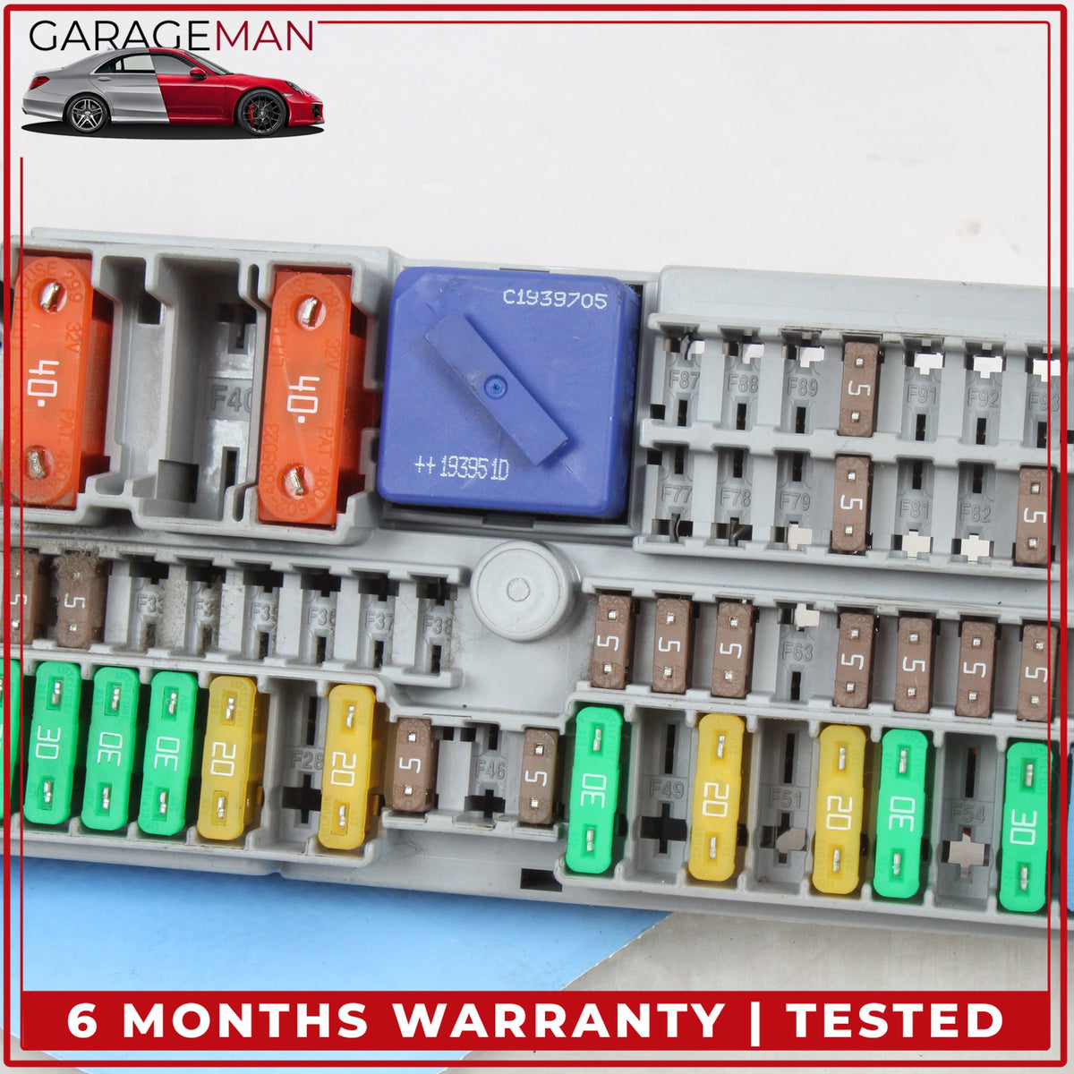 2017-2024 BMW 530e G30 Front Right Cabin Power Distribution Relay Fuse Box OEM