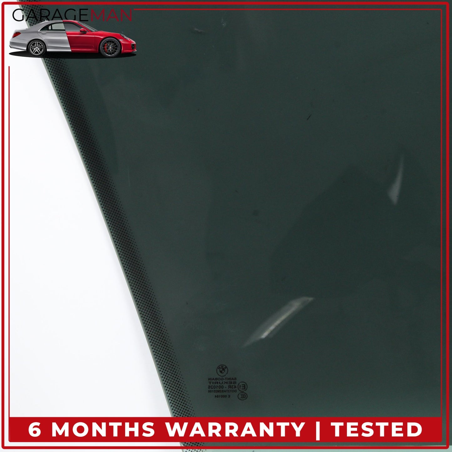 2012-2018 BMW 650i F06 Front Left Door Window Glass 7275395 OEM