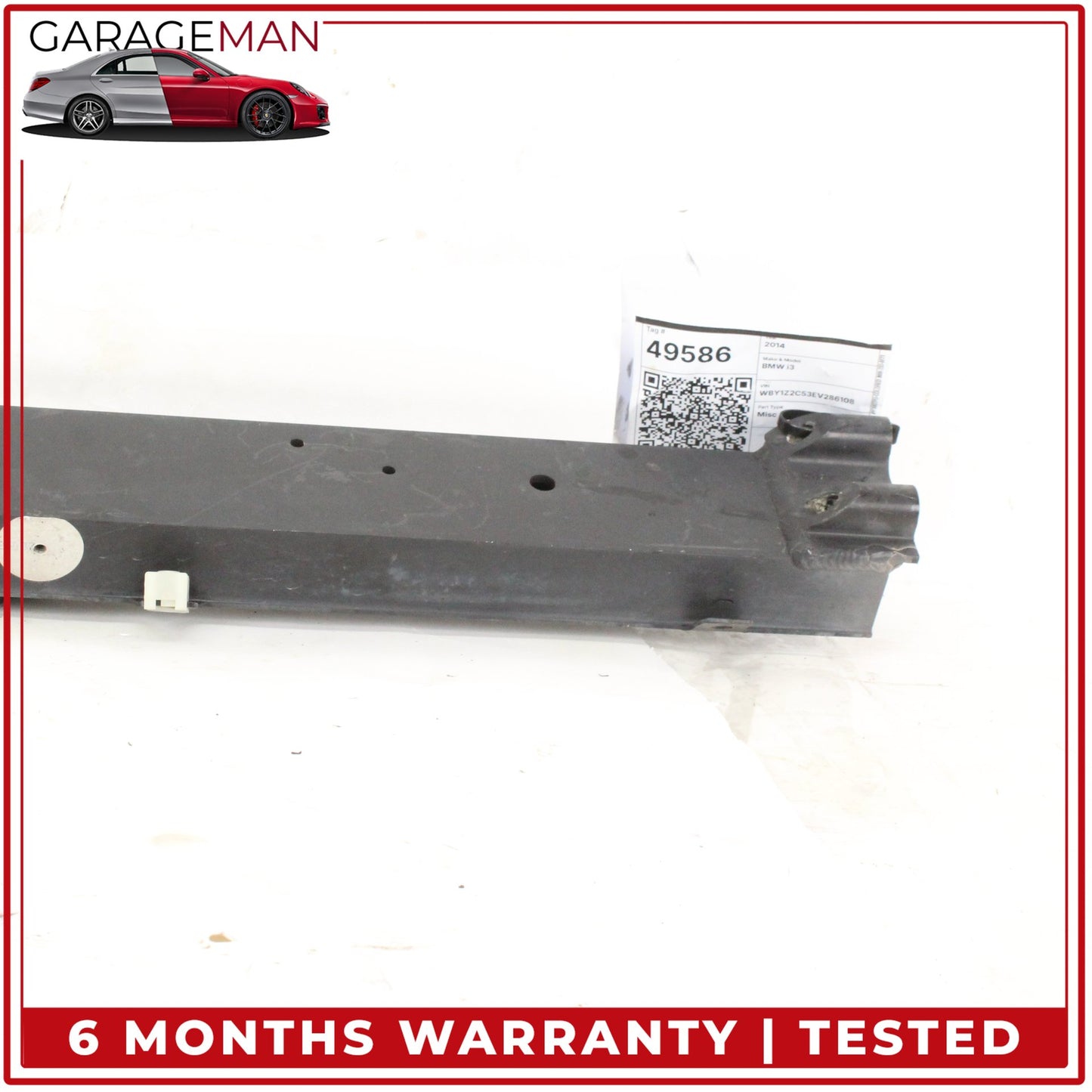 2014-2021 BMW i3 I01 Rear Frame Crossmember Bar Mount Bracket 6868859 OEM