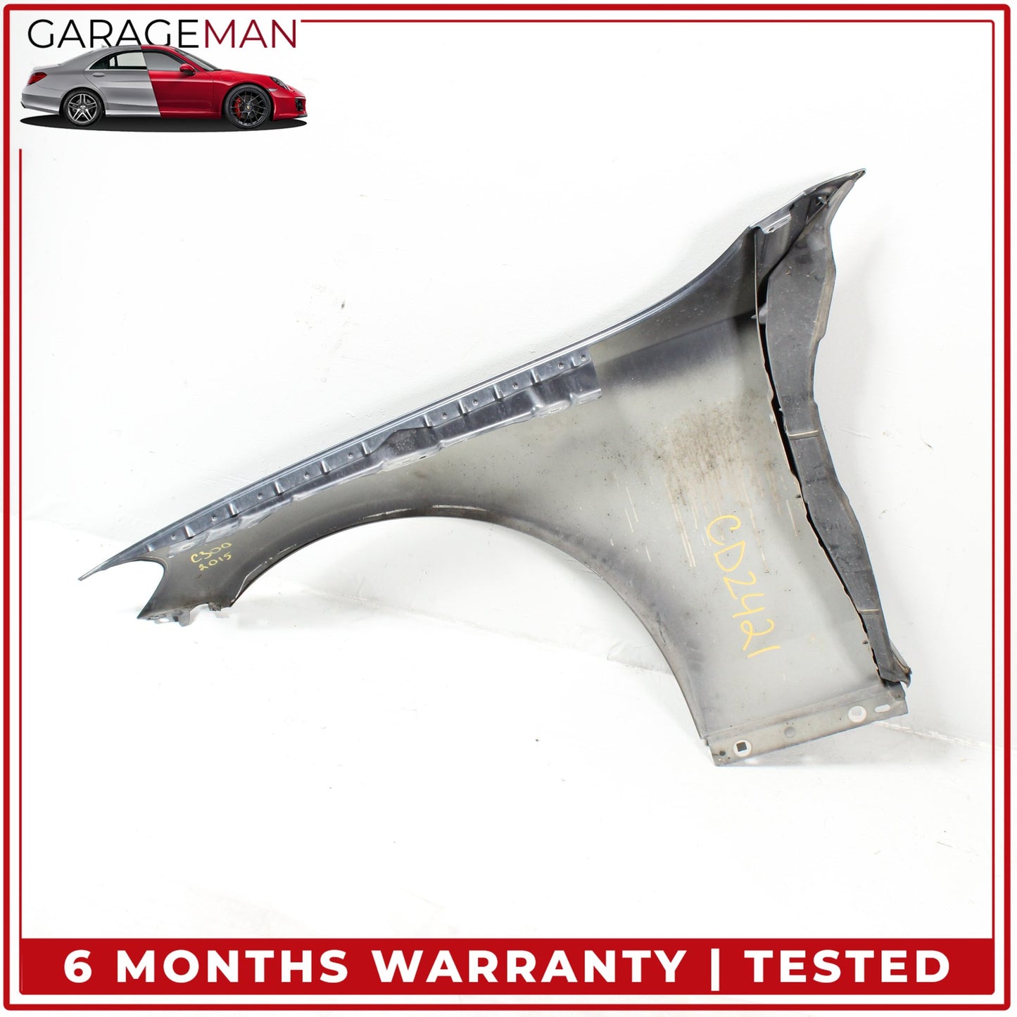 2015-2020 Mercedes-Benz C300 W205 Right Front Fender 2058800118 OEM