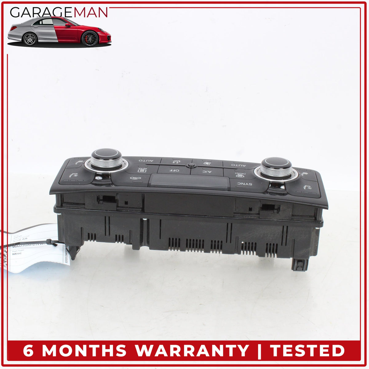 2011-2018 Audi A8 S8 Front AC A/C Temperature Climate Control Switch Panel OEM