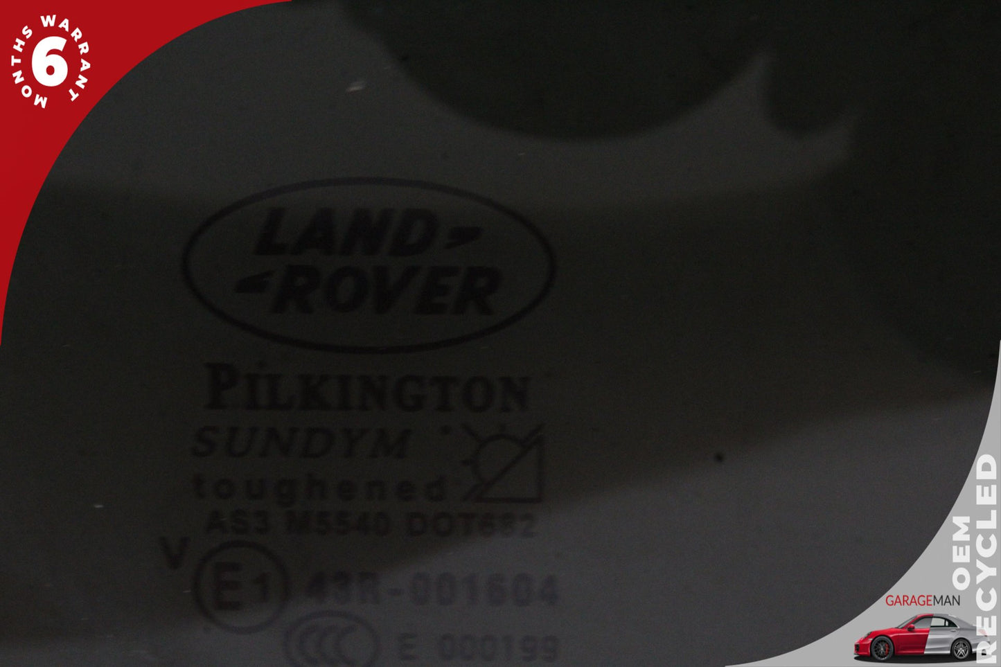 2005-2016 Land Rover LR4 LR3 SUV Rear Left Side Door Window Glass CVB500310 OEM
