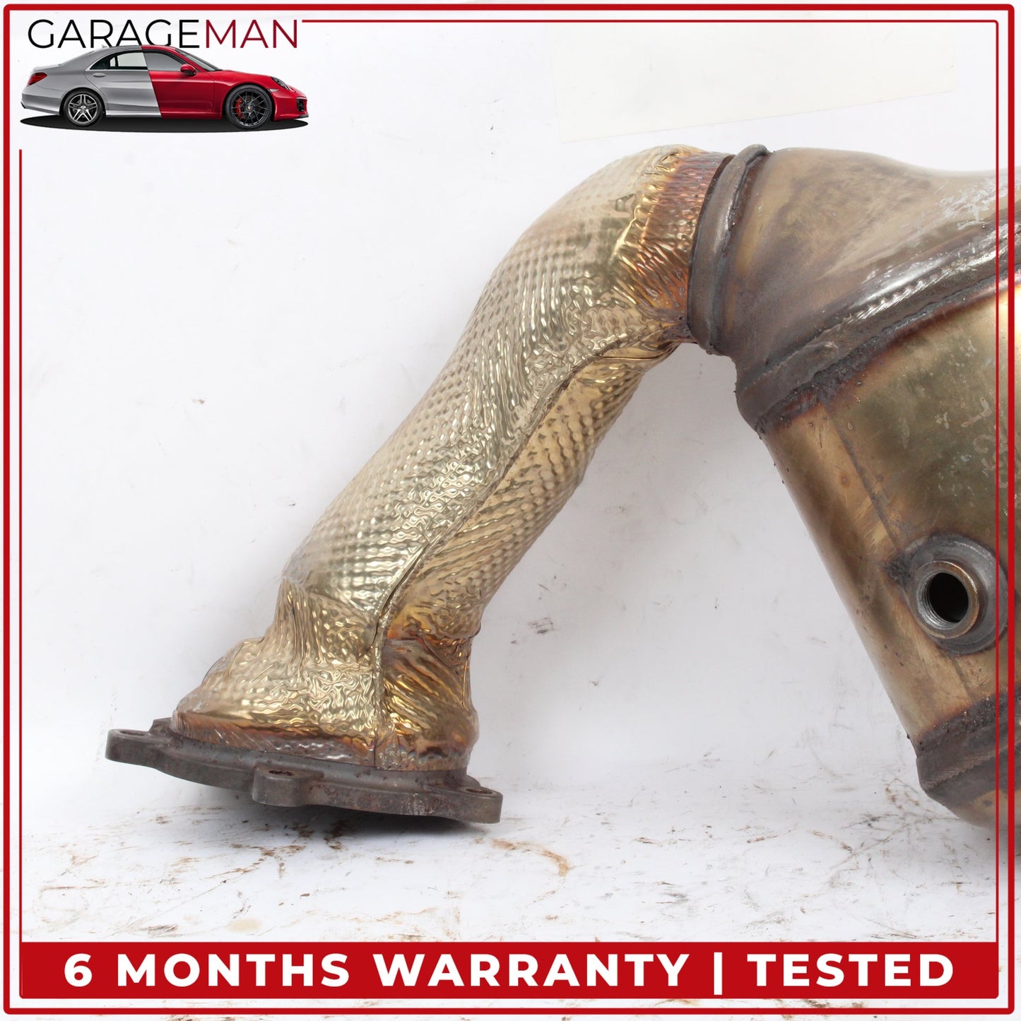 2013-2018 Audi S8 A8 S6 S7 RS7 4.0L V8 Right Exhaust Downpipe 4G0254252L OEM