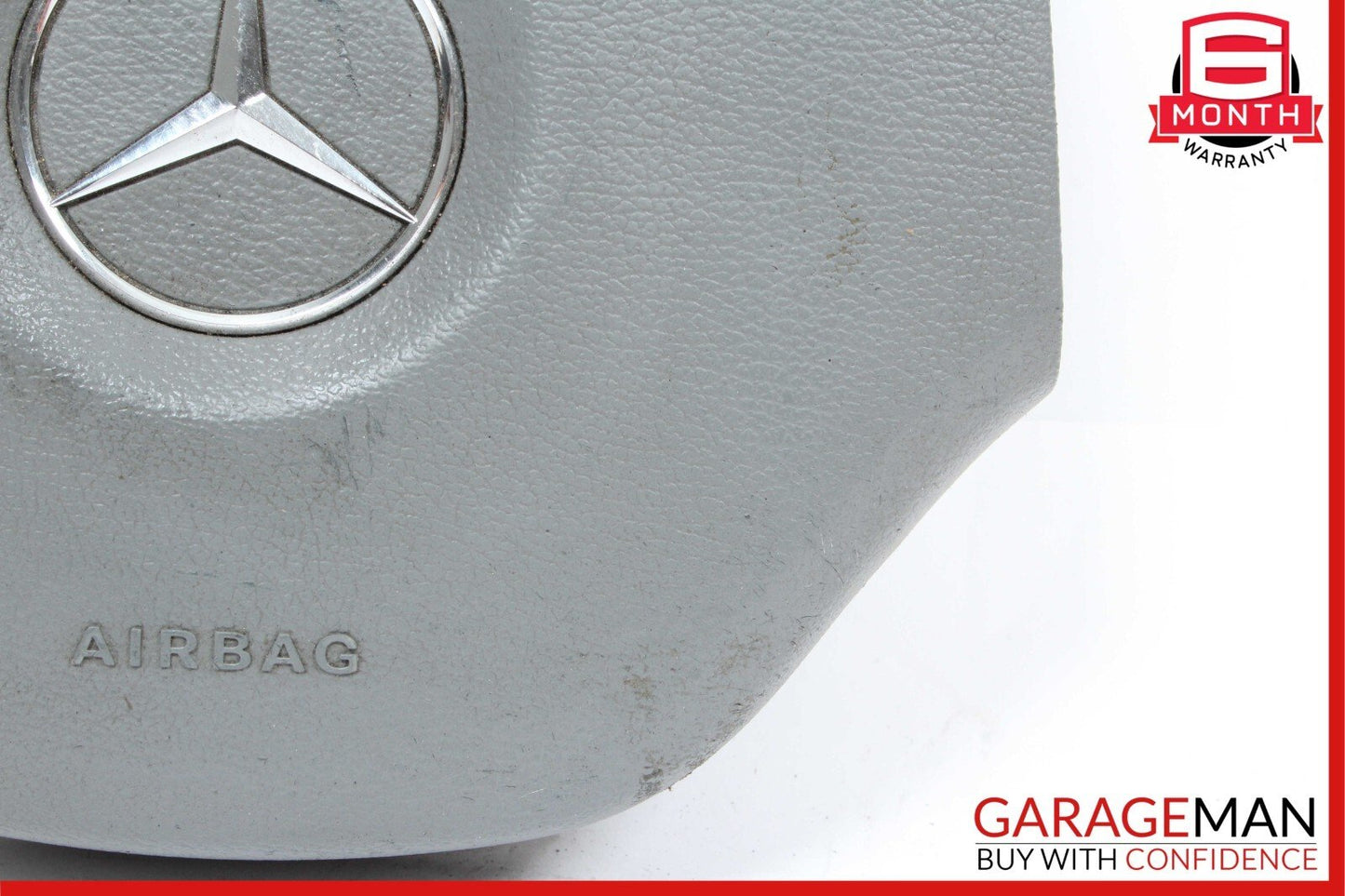 06-08 Mercedes W251 R350 ML500 GL450 Driver Steering Wheel Airbag Grey