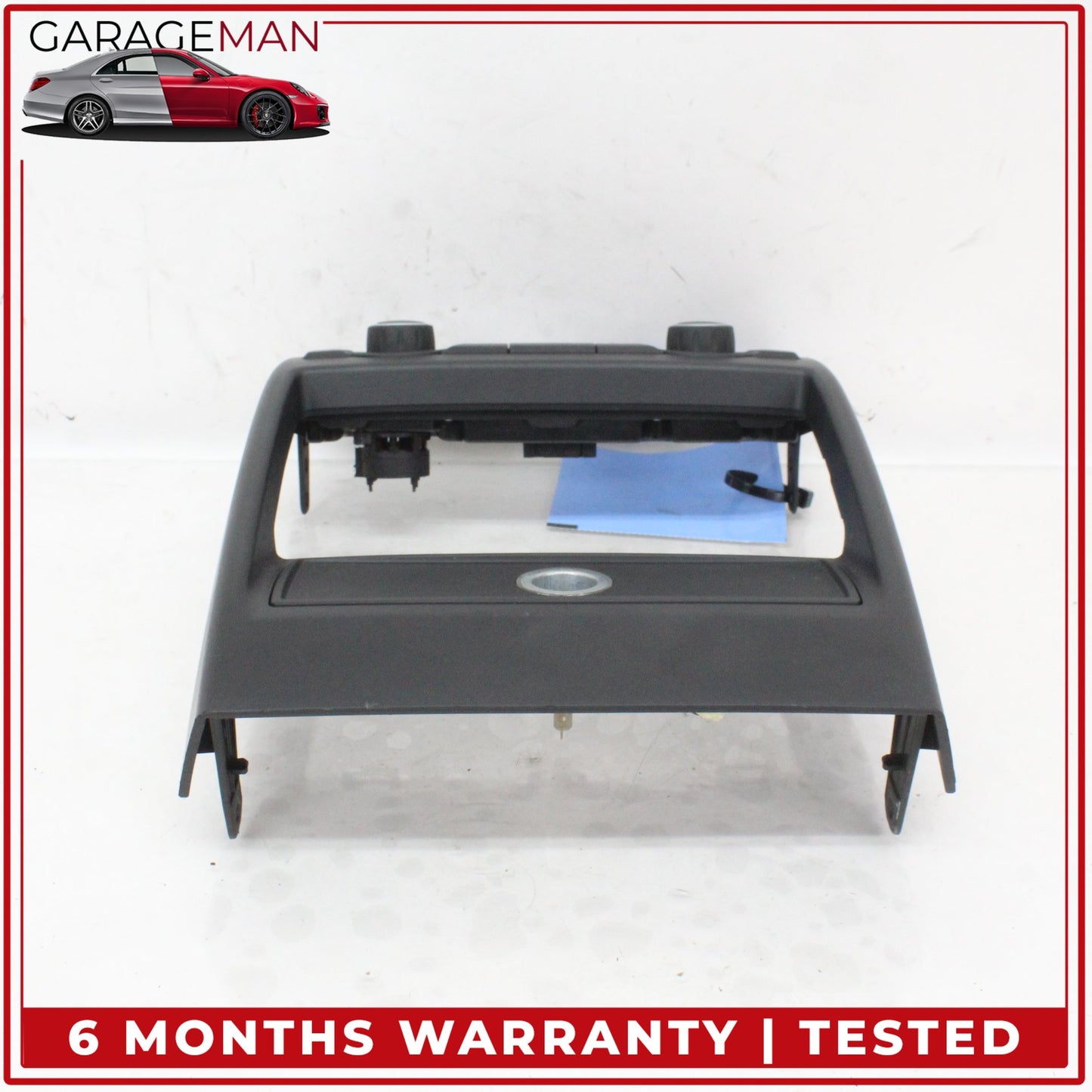 2007-2014 BMW X5 X6 Rear AC A/C Climate Control Switch Panel w/ Trim 9166317 OEM