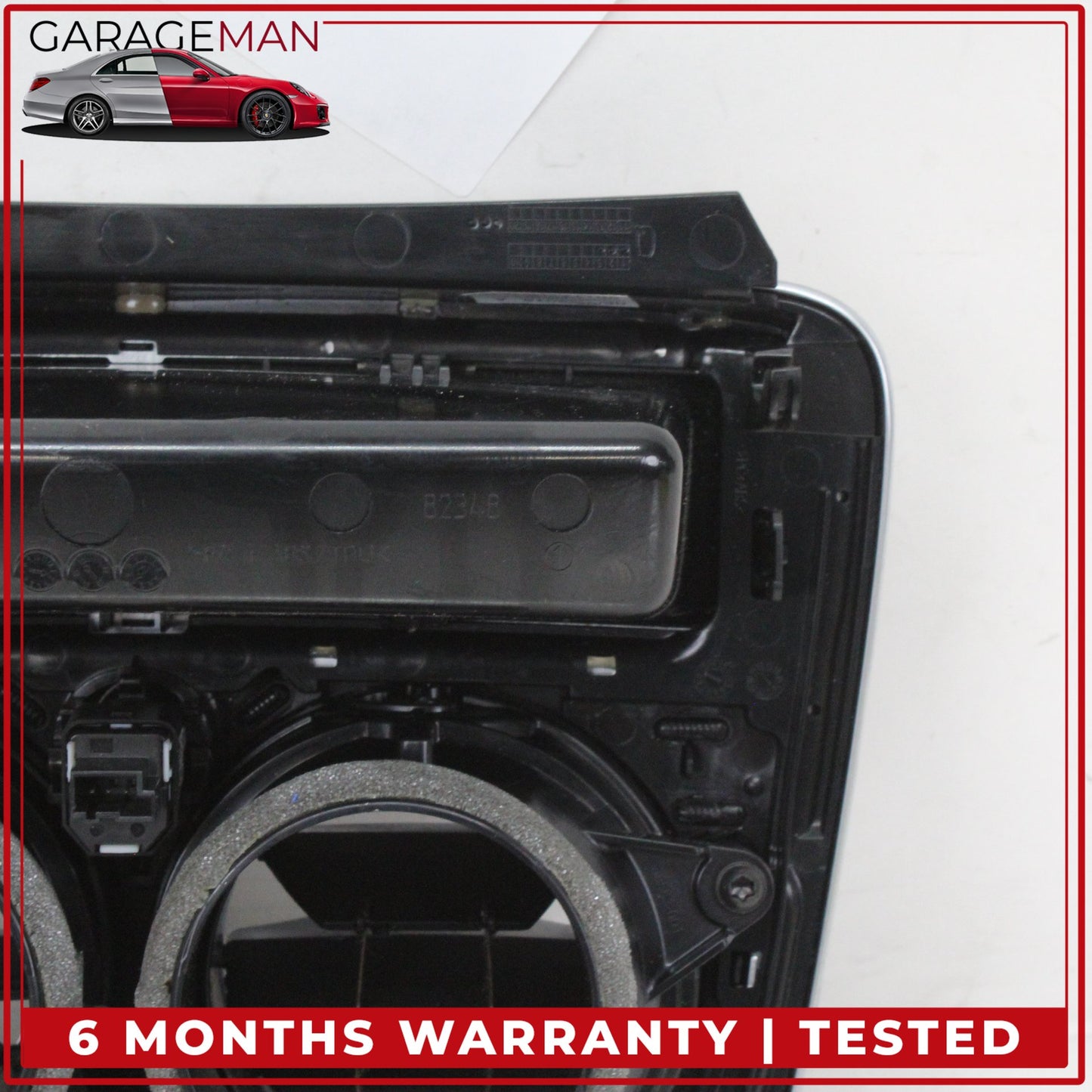 2014-2020 Mercedes W222 S550e Rear Center Console AC A/C Air Vent Trim OEM