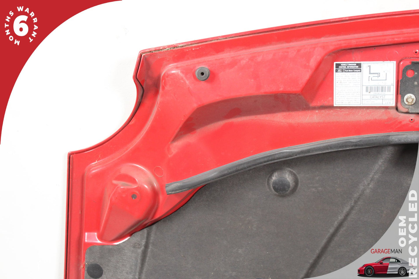2002-2005 Ford Thunderbird Front Hood Bonnet Panel Red 1W6Z16612AA OEM