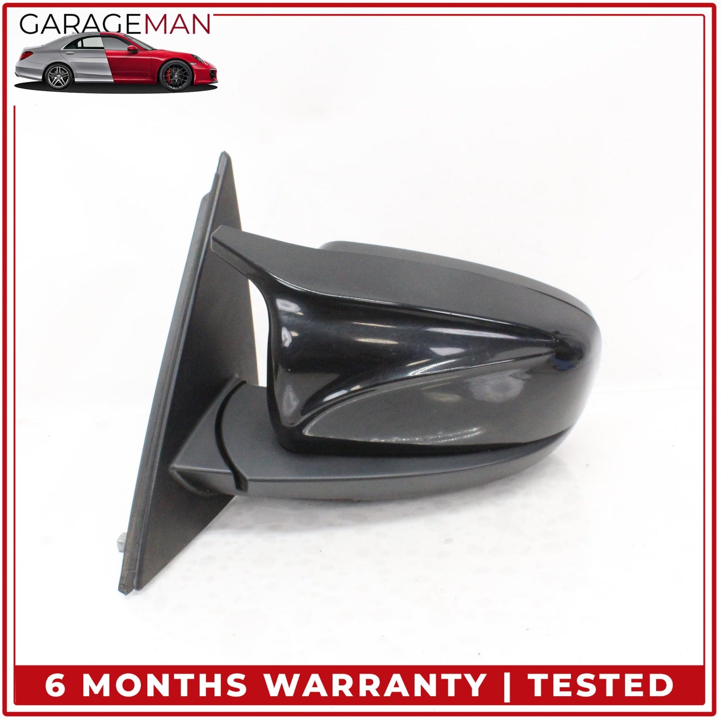 2007-2013 BMW X5 E70 Front Left Driver Side Door Rear View Mirror Black OEM