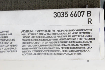 2007-2014 Mercedes S550 W221 Rear Right Quarter Airbag 2218600605