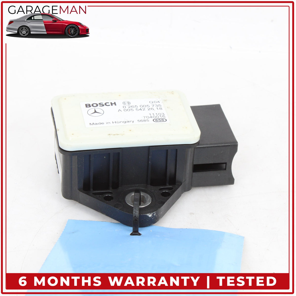 2010-2018 Mercedes W218 CLS63 AMG Acceleration Yaw Rate Speed Sensor Module OEM