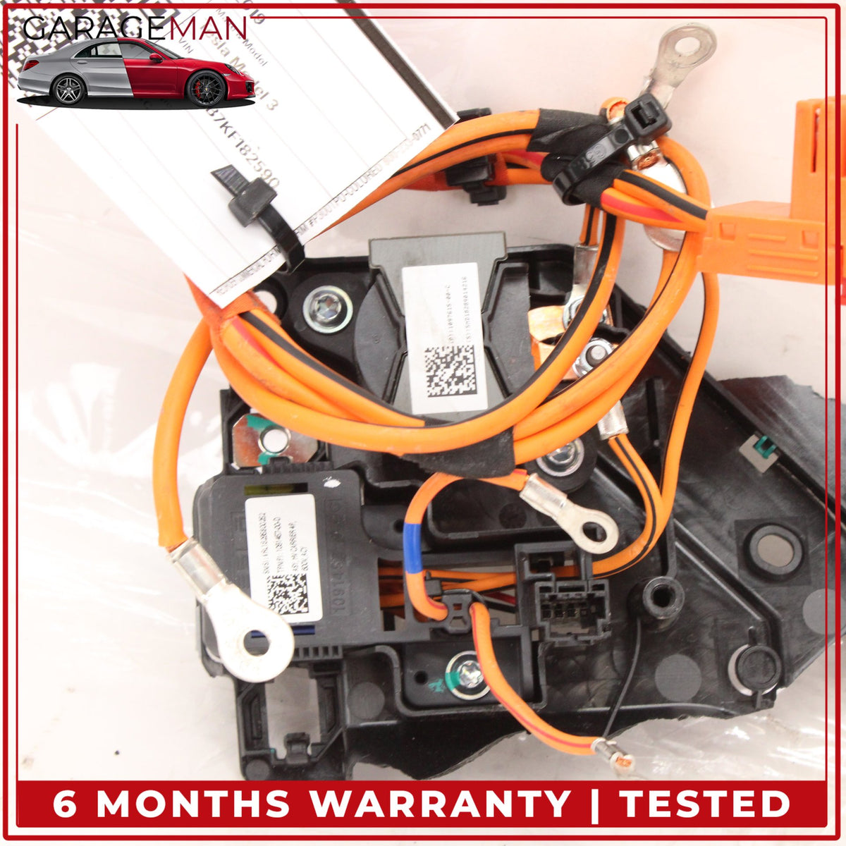 2017-2023 Tesla Model 3 Battery Module w/ Plug and Wiring Cable Connector OEM