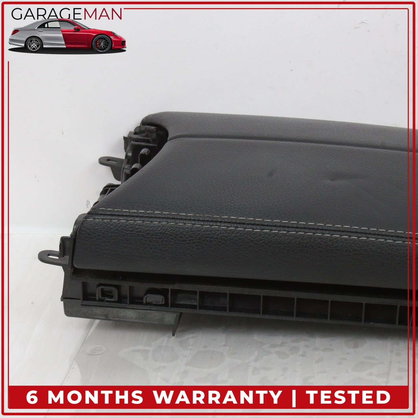2015-2020 Mercedes W205 C300 Front Center Console Arm Rest Armrest Black OEM
