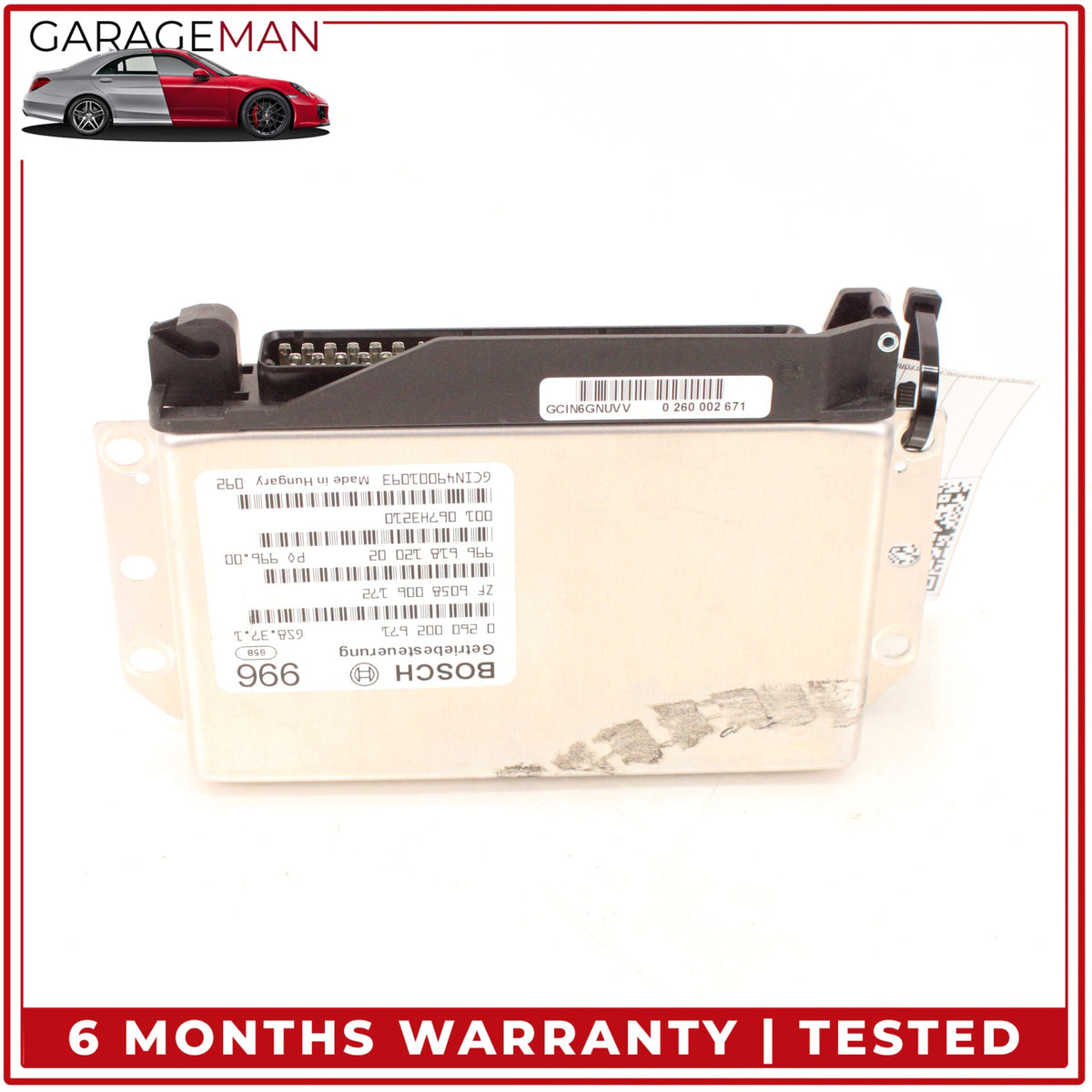 2000-2001 Porsche 911 Carrera Transmission Control Module TCU 99661812002 OEM