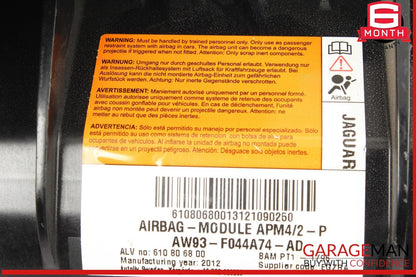 10-19 Jaguar XJ Front Right Passenger Dash SRS Airbag Air Bag OEM