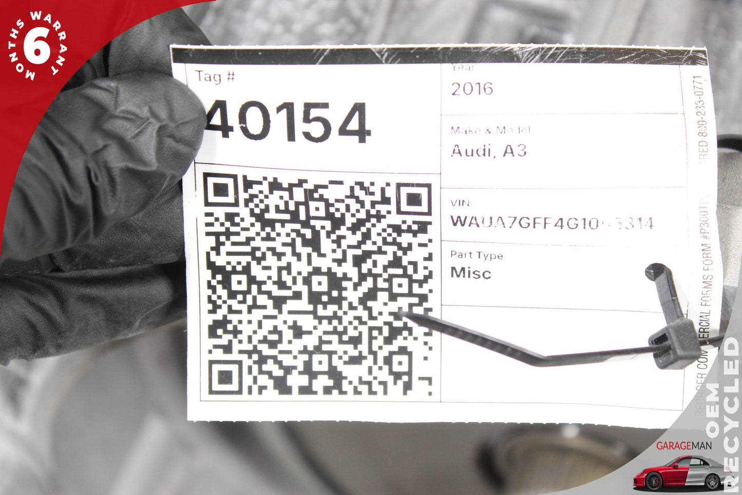 2015-2016 Audi A3 8V FWD 1.8L Sedan Automatic Transmission 189013 OEM