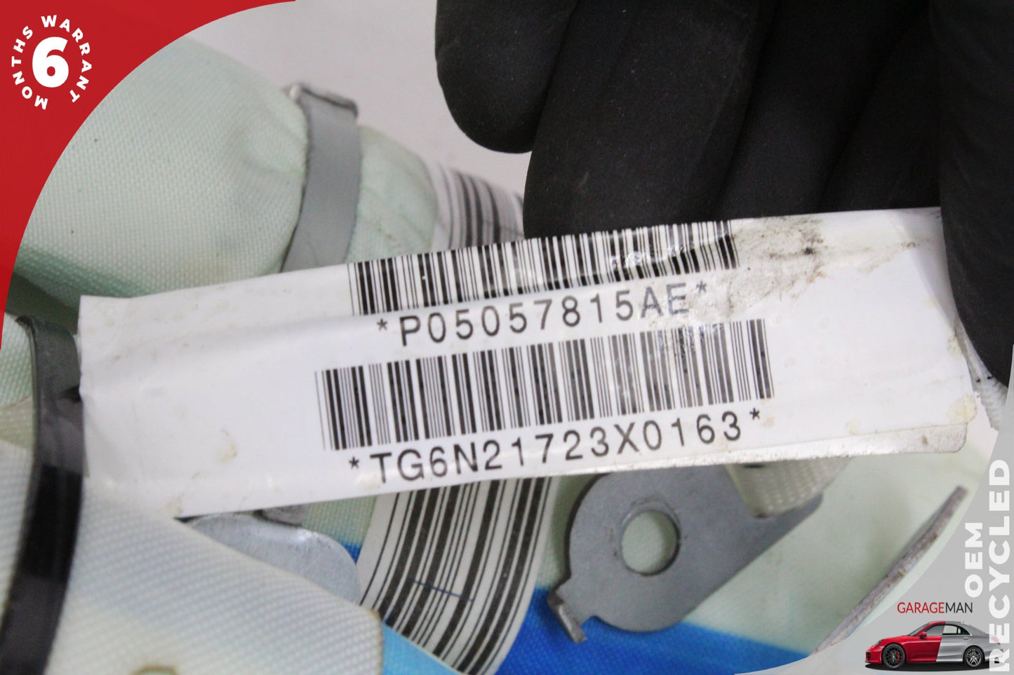 2012-2017 Fiat 500e Rear Left Side Roof Curtain Airbag P05057815AE OEM