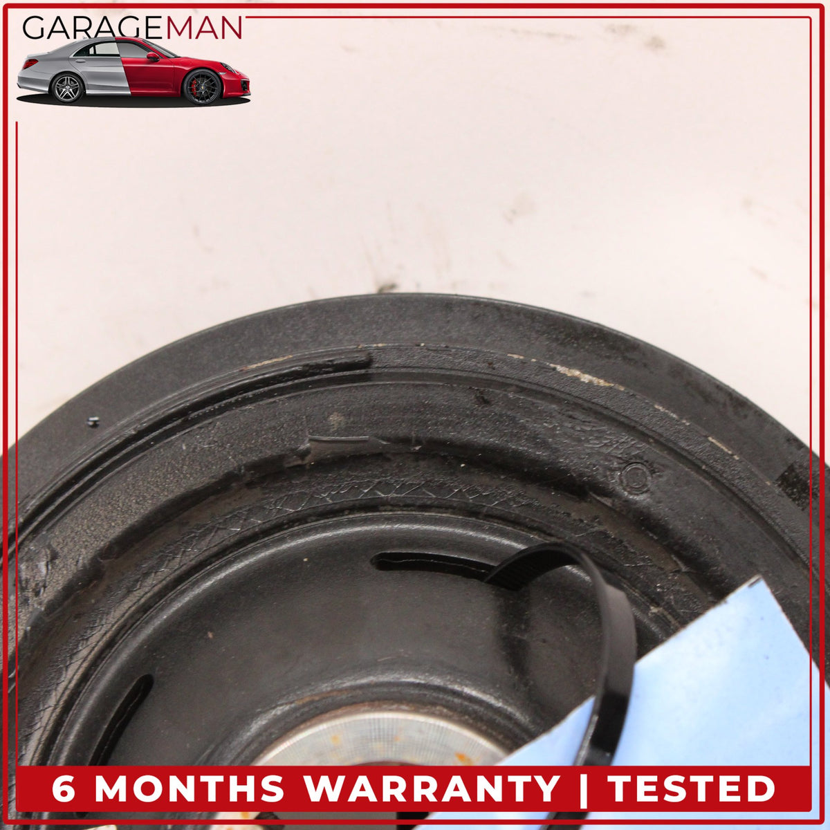 2010-2016 Mercedes W212 E400 RWD Engine Crankshaft Pulley Vibration Damper OEM