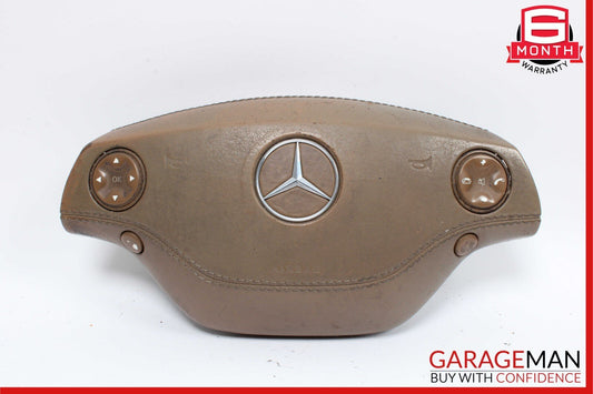 07-10 Mercedes W221 S550 CL550 S450 Steering Wheel Airbag Air Bag Assy Brown
