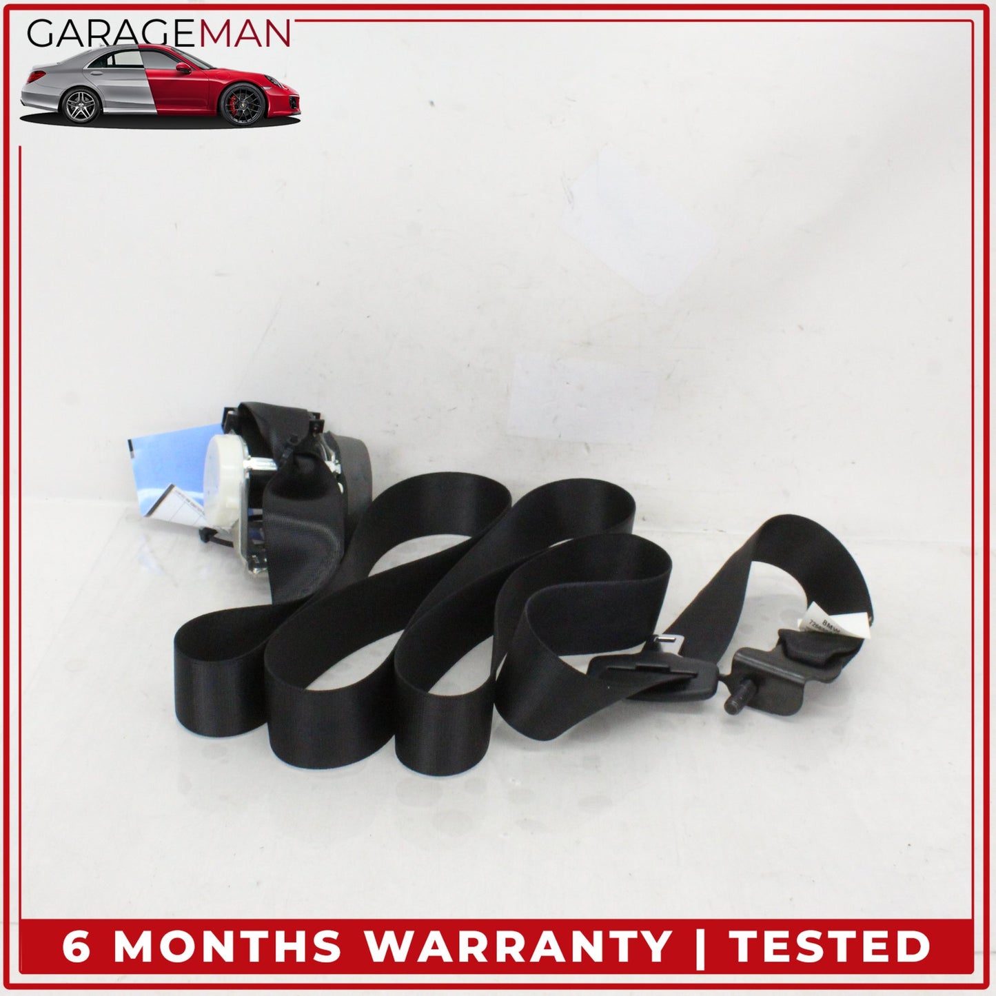 2011-2018 BMW X3 X4 F25 F26 Rear Right Passenger Side Seat Belt Black OEM