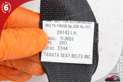 2002-2005 Ford Thunderbird Front Left Driver Side Seat Belt Retractor Black OEM