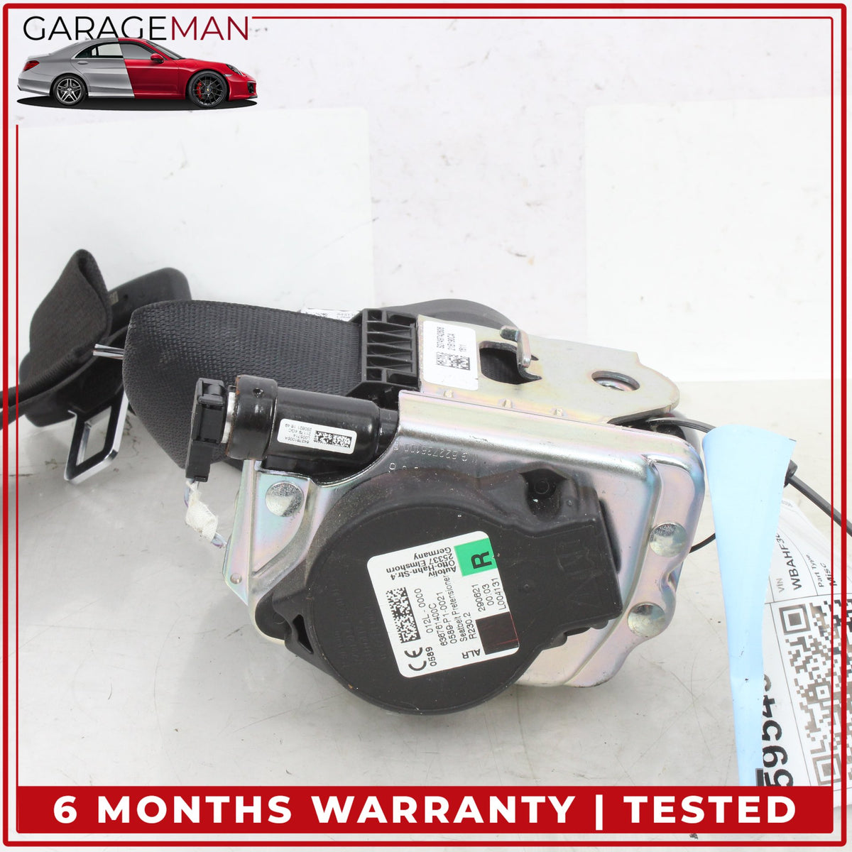 2019-2026 BMW Z4 G29 Front Right Side Seat Belt Retractor 7498336 OEM