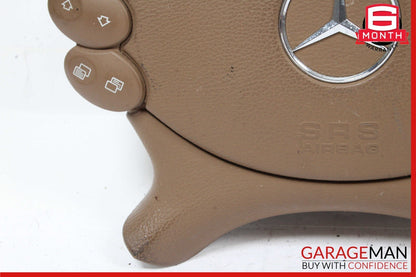 03-12 Mercedes E350 CLS500 SL500 G55 AMG Steering Wheel Airbag Air Bag Brown