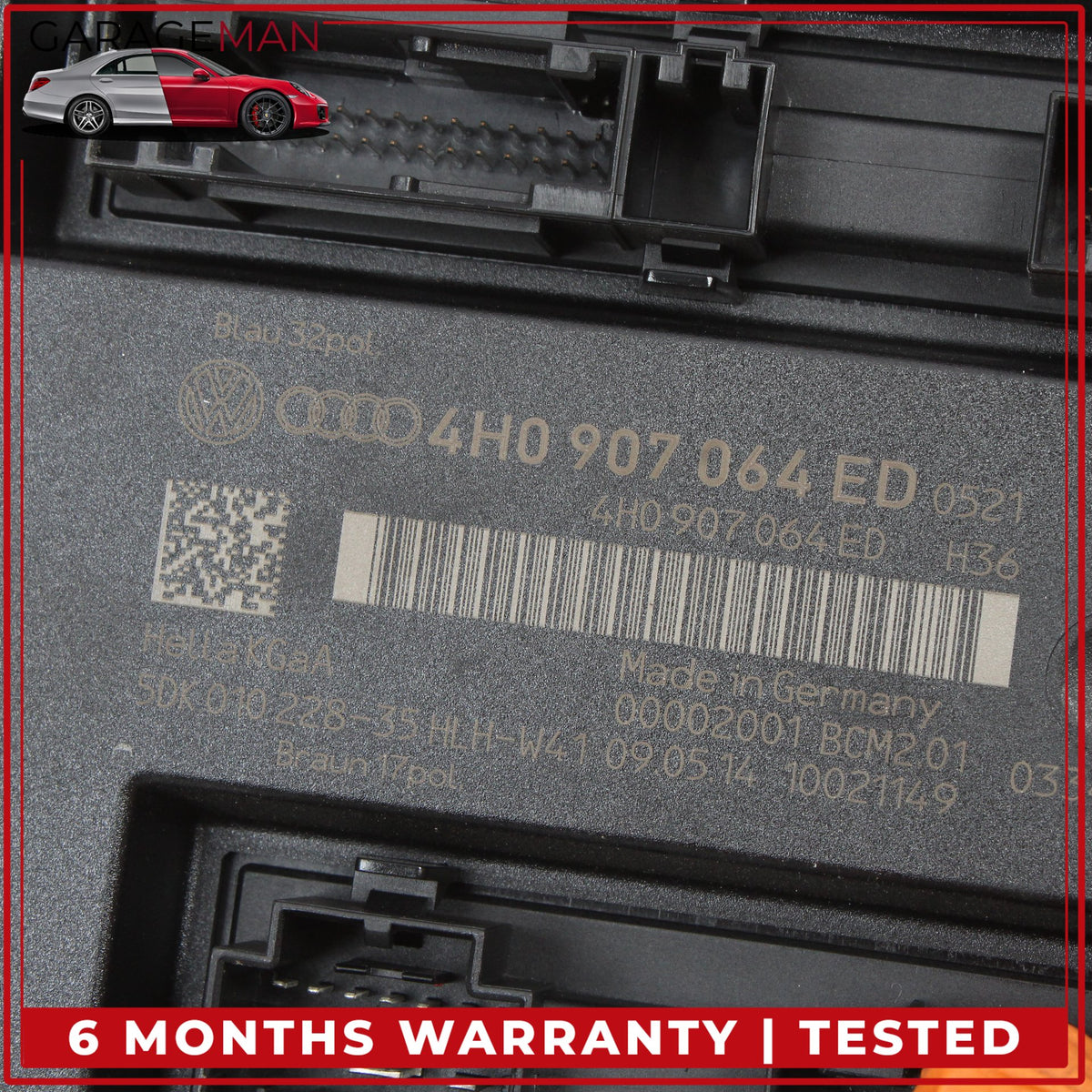 2011-2018 Audi A8 A7 A6 S6 S7 S8 Body Comfort Control Module Unit BCM OEM