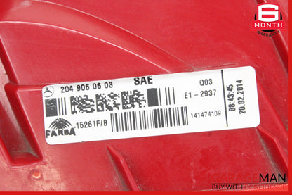 2012-2014 Mercedes W204 C250 Rear Left Side Tail Light Lamp 2049060603 OEM