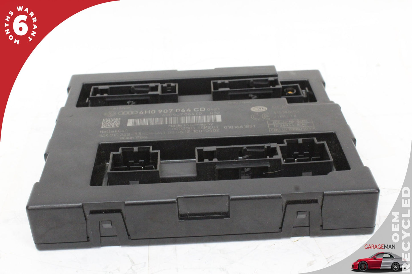2011-2018 Audi A8 Sedan Keyless Comfort Body Control Module 4H0907064 OEM