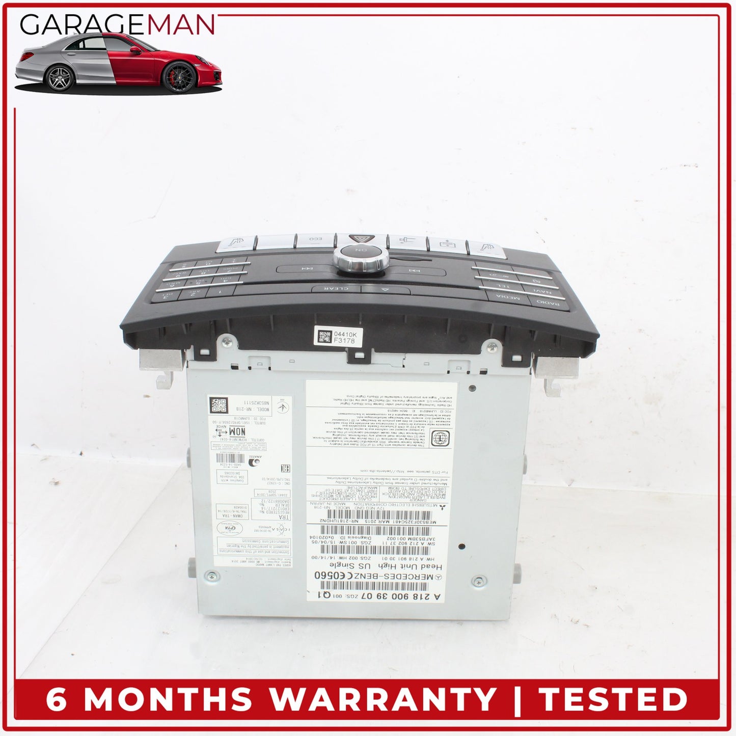 2015-2017 Mercedes C207 E400 Coupe Navigation Command Head Unit Audio Radio OEM
