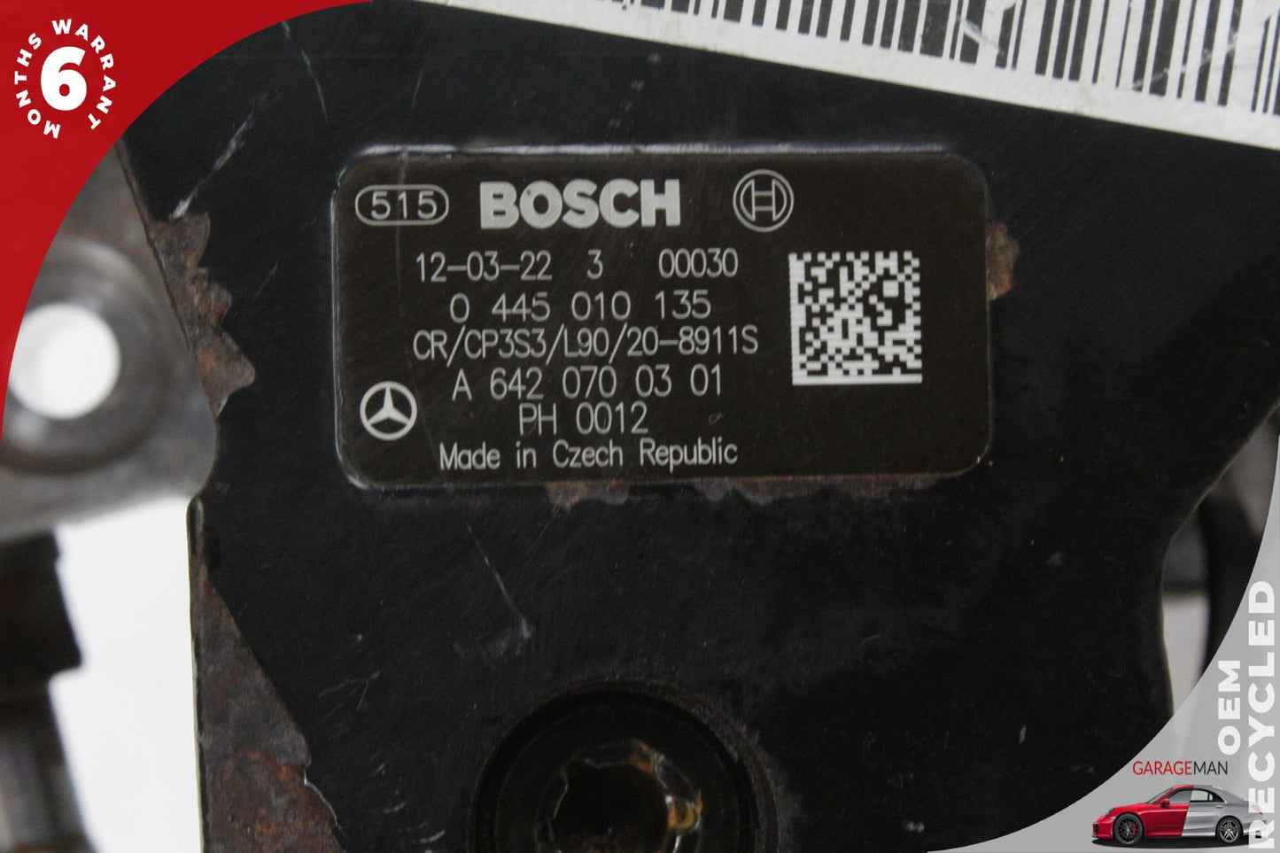 2007-2013 Mercedes-Benz R350 W251 SUV High Pressure Fuel Pump 6420700301 Genuine