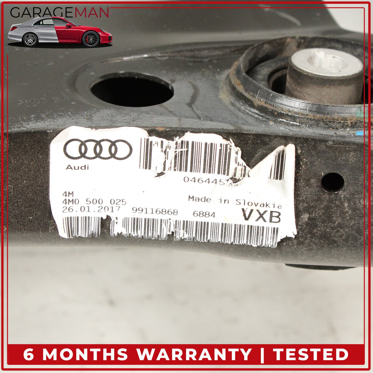 2017-2019 Audi Q7 Rear Suspension Sub Frame Subframe Crossmember 4M0500025 OEM