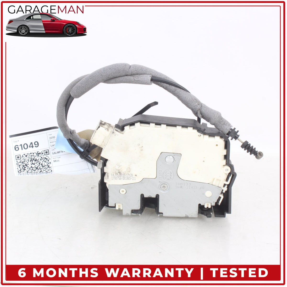 2003-2012 Range Rover L322 Rear Right Door Lock Actuator 3H42264120AD OEM
