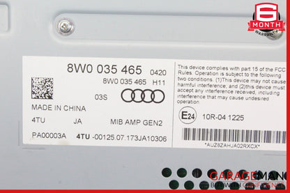 2017-2024 Audi A4 Audio Radio Sound System Amplifier AMP 8W0035465 OEM